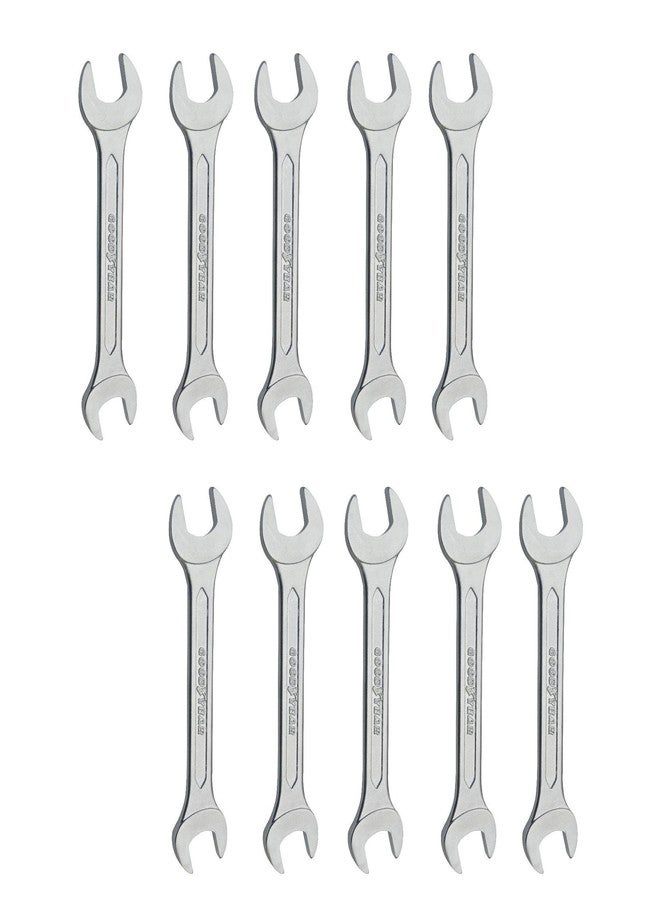 غوديير مفتاح ربط جوديير، طقم مفاتيح ربط، مجموعة أدوات مفاتيح ربط، مفاتيح ربط مزدوجة مفتوحة الطرف 12 × 13 مم (عبوة من 10) - Image 1